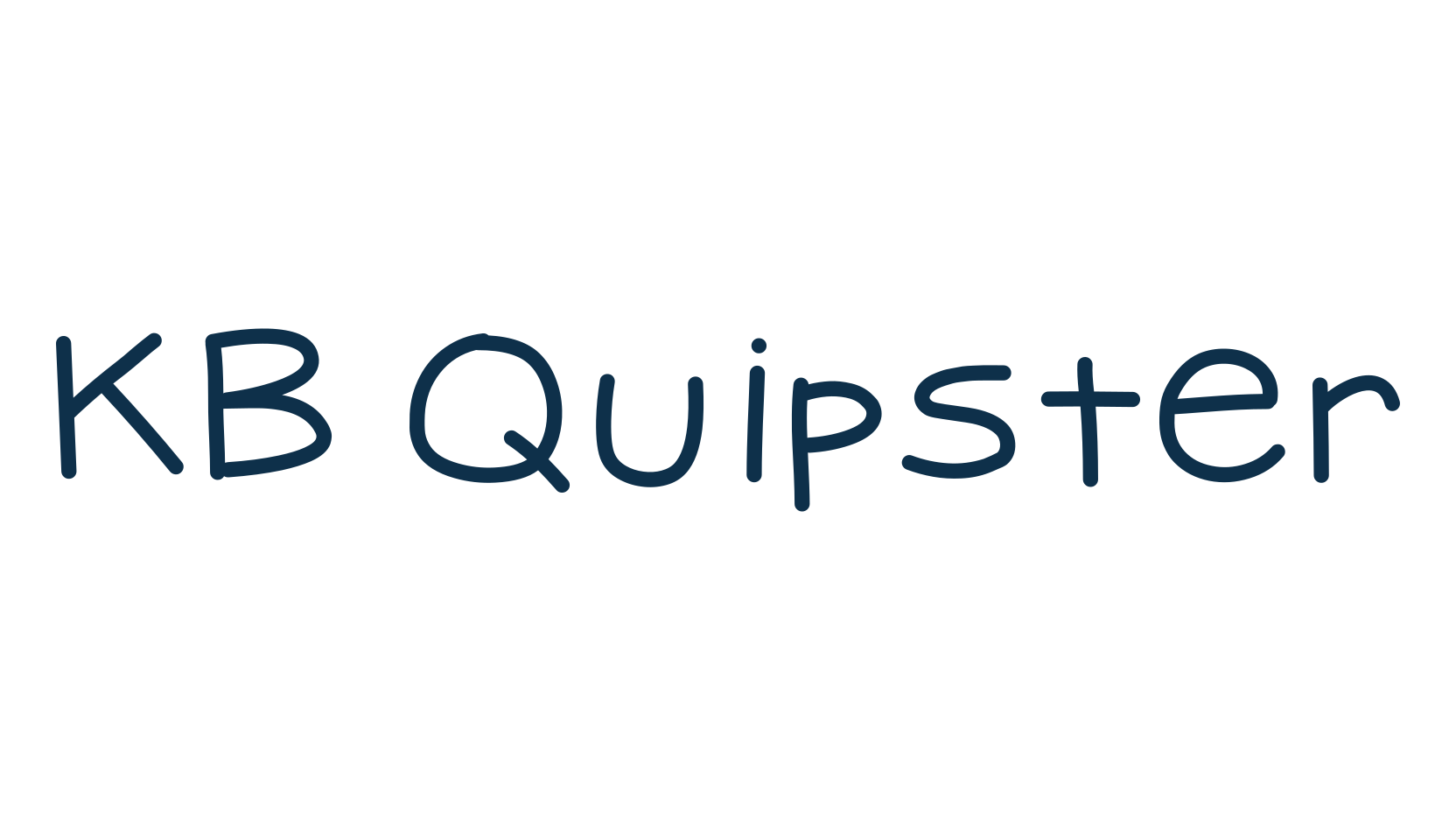 KB Quipster, script handwritten fancy decorative calligraphy font preview