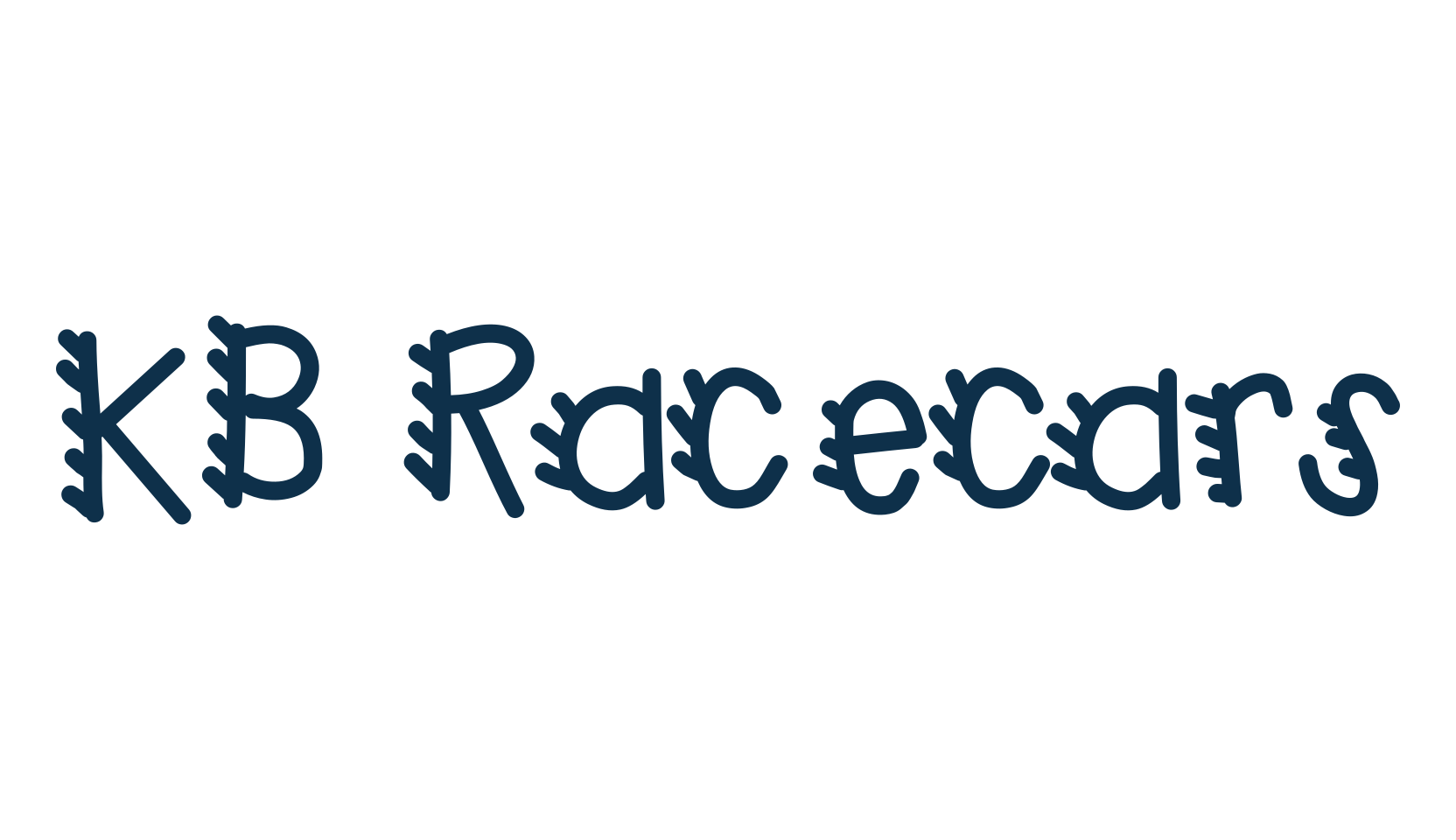 KB Racecars, fancy decorative font preview