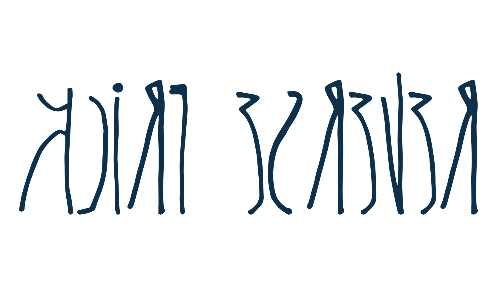 kcirF esreveR, fancy decorative font preview