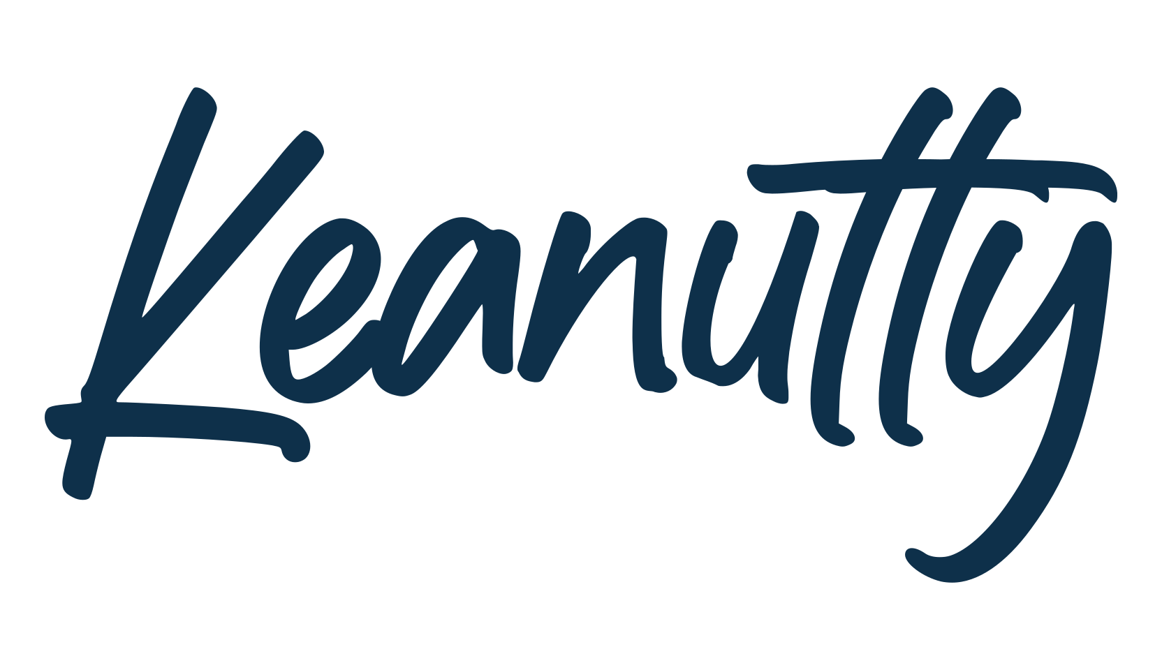 Keanutty, script handwritten fancy decorative calligraphy font preview