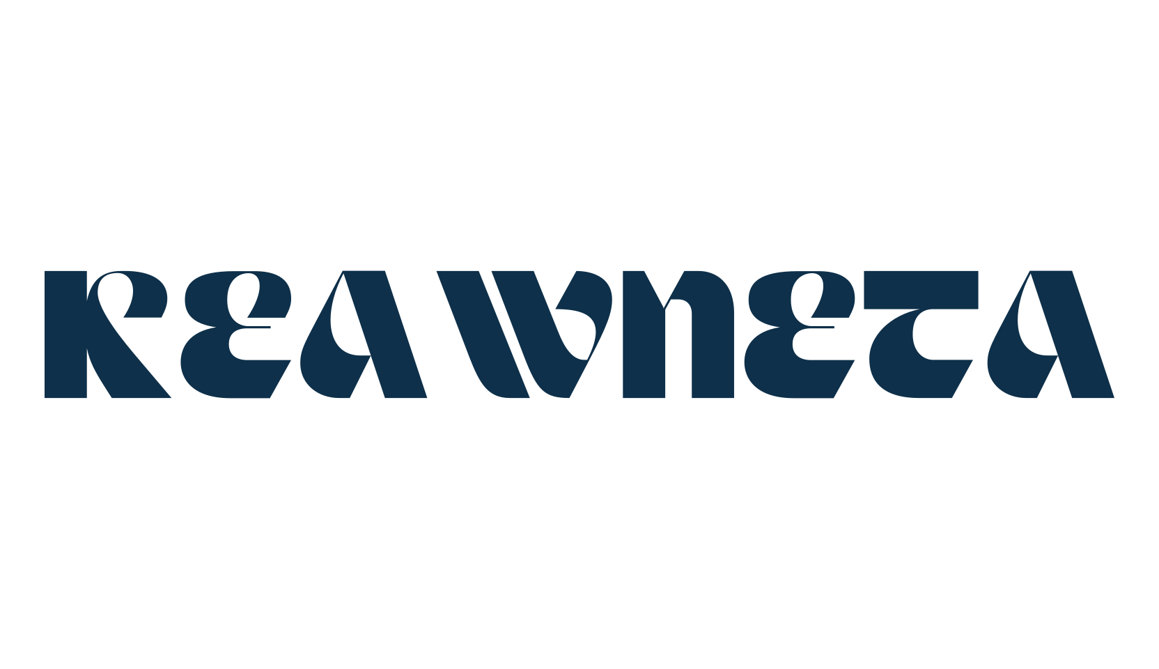 Keawneta, fancy groovy decorative font preview