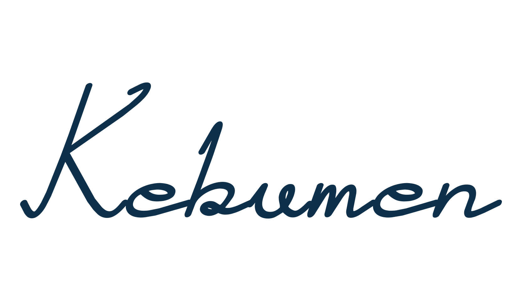 Kebumen, handwriting font preview
