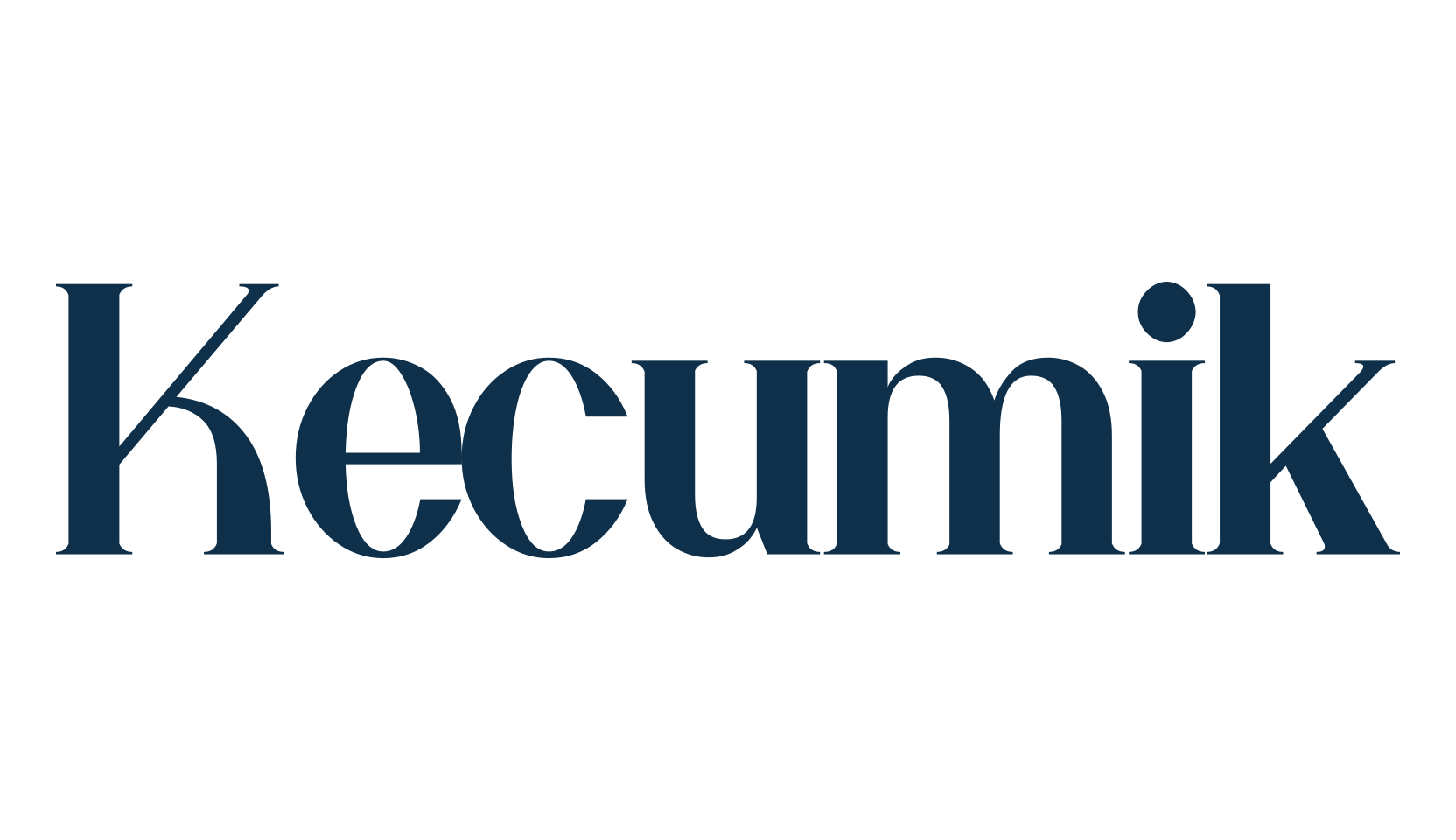 Kecumik, basic serif font preview