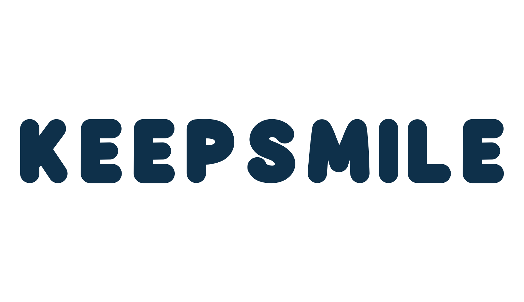 Keepsmile, fancy cartoon decorative font preview