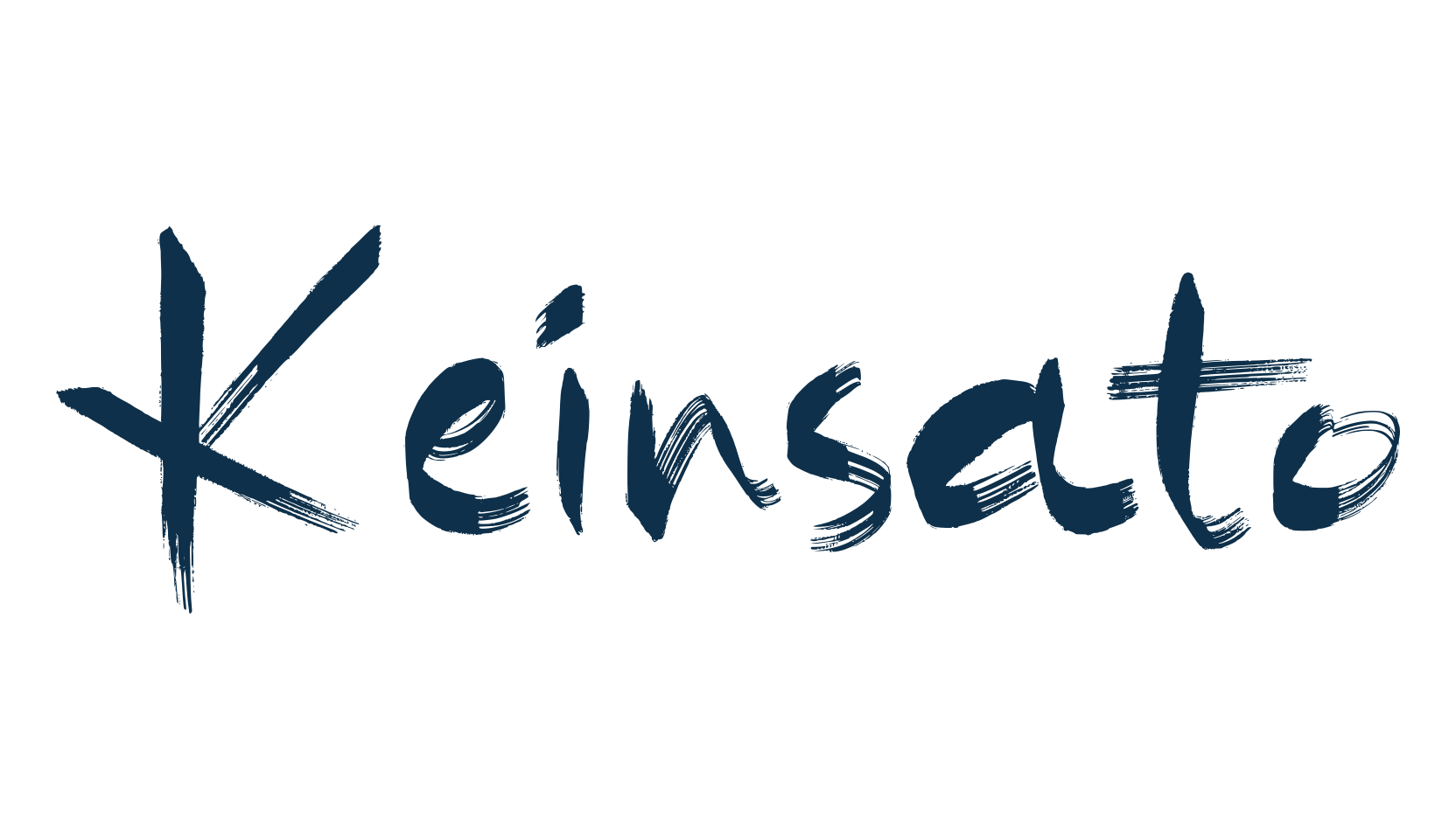 Keinsato, brush font preview