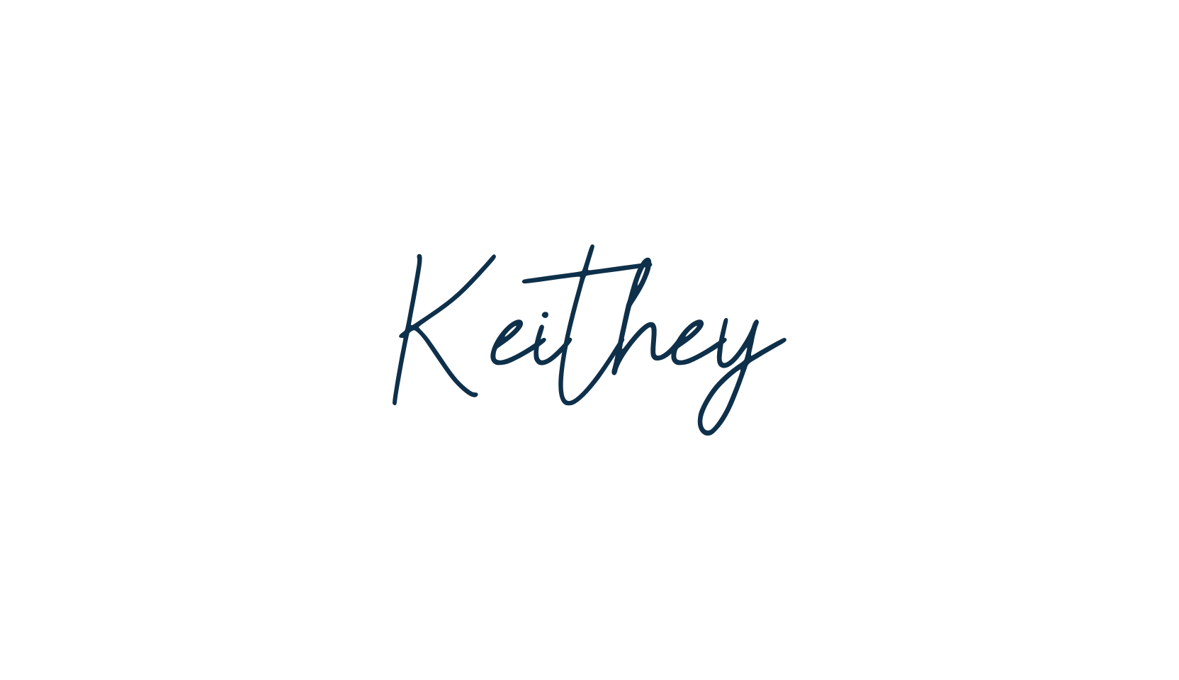 Keithey, script handwritten fancy decorative calligraphy font preview