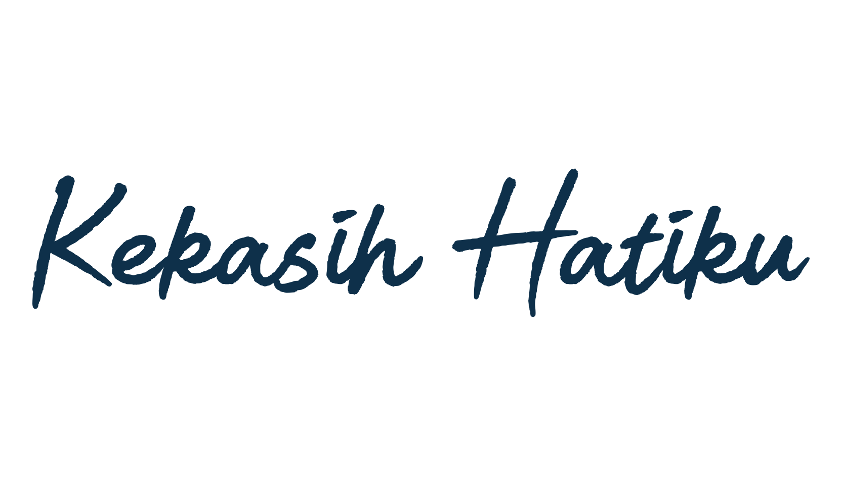 Kekasih Hatiku, script brush fancy decorative calligraphy font preview