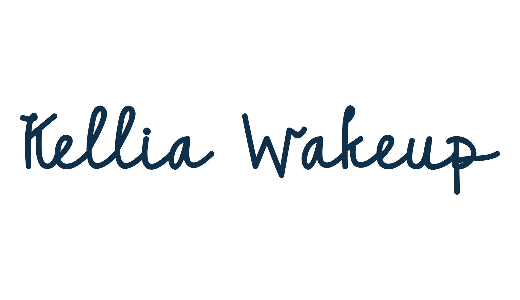 Kellia Wakeup, script handwritten fancy decorative calligraphy font preview