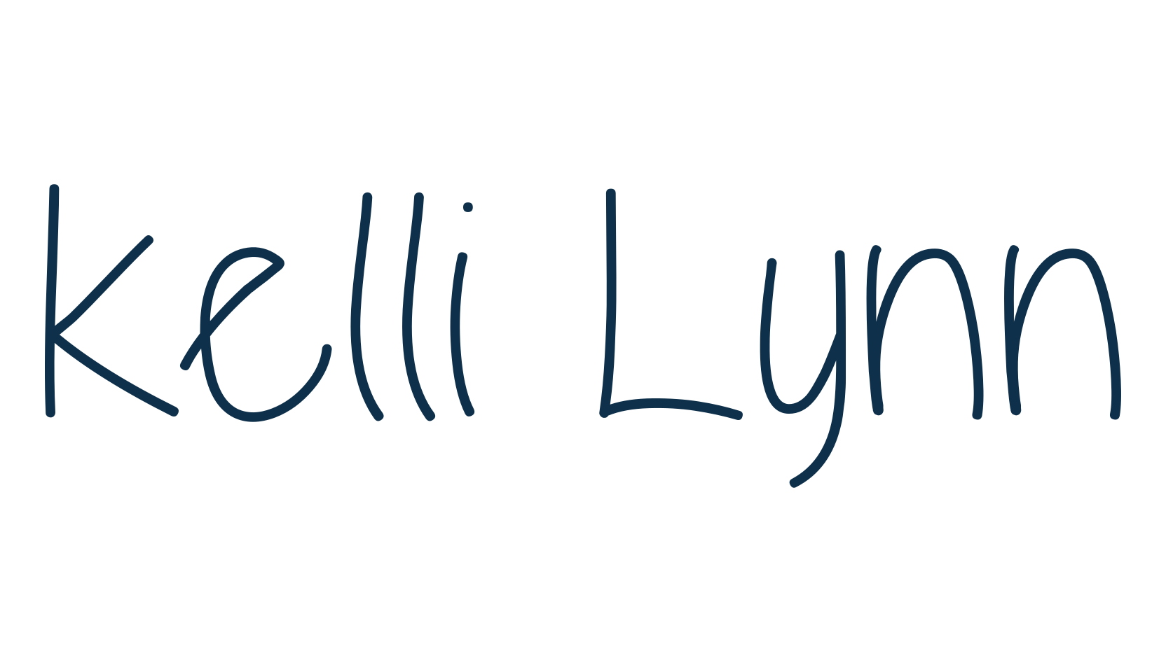 Kelli Lynn, script handwritten fancy decorative calligraphy font preview
