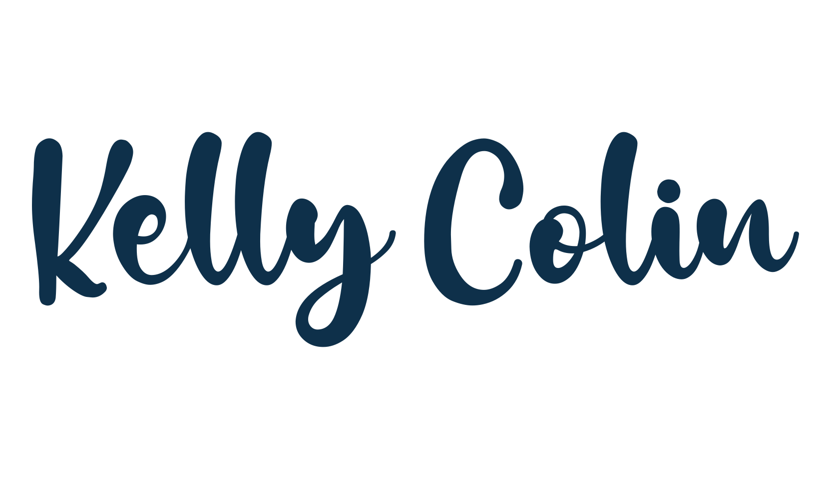 Kelly Colin, fancy decorative font preview