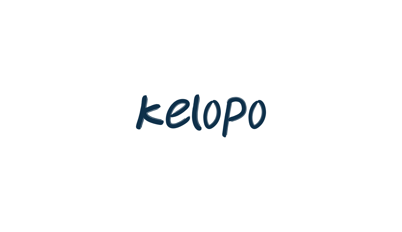 Kelopo, brush font preview