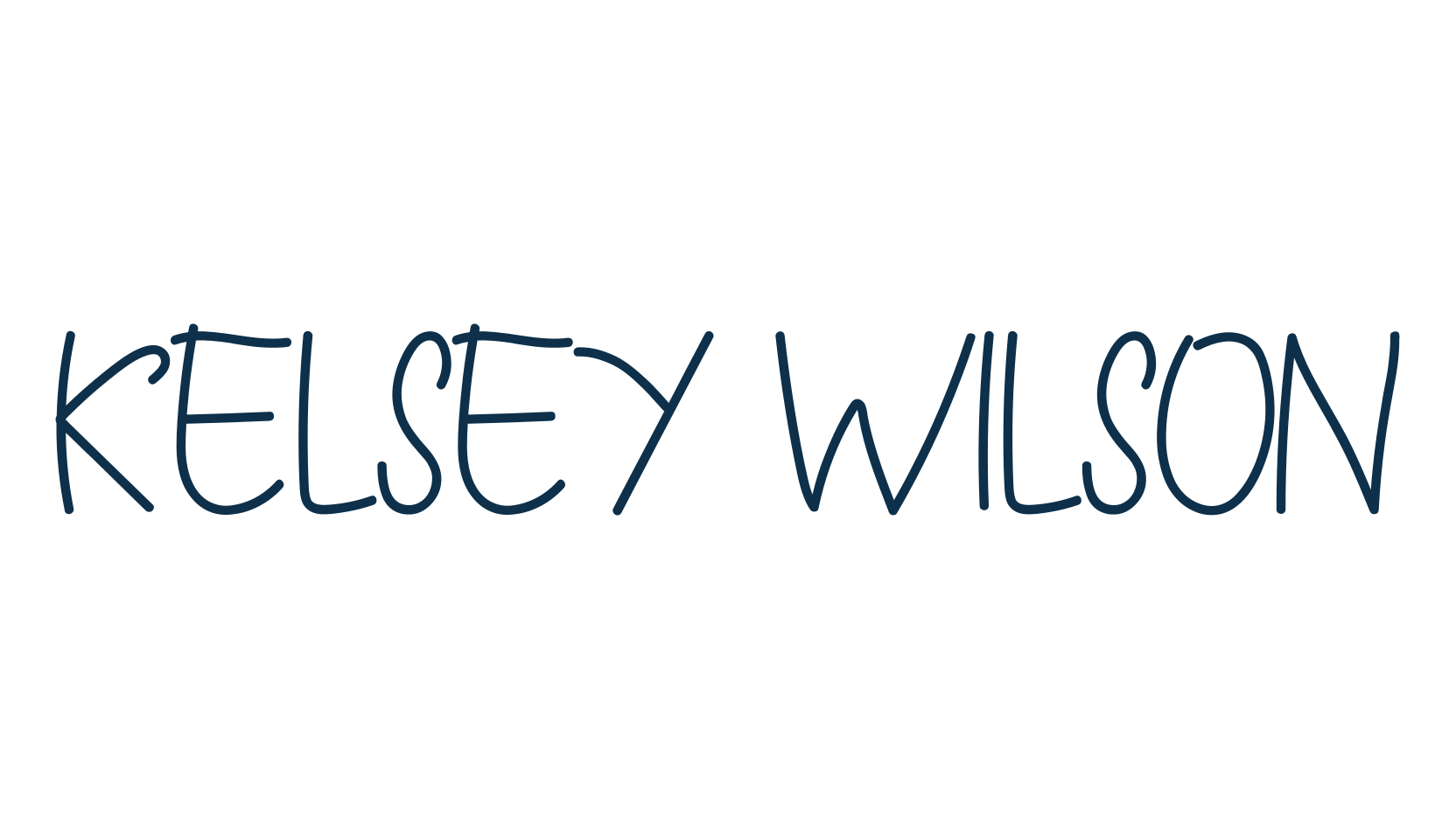 Kelsey Wilson, script handwritten fancy decorative calligraphy font preview
