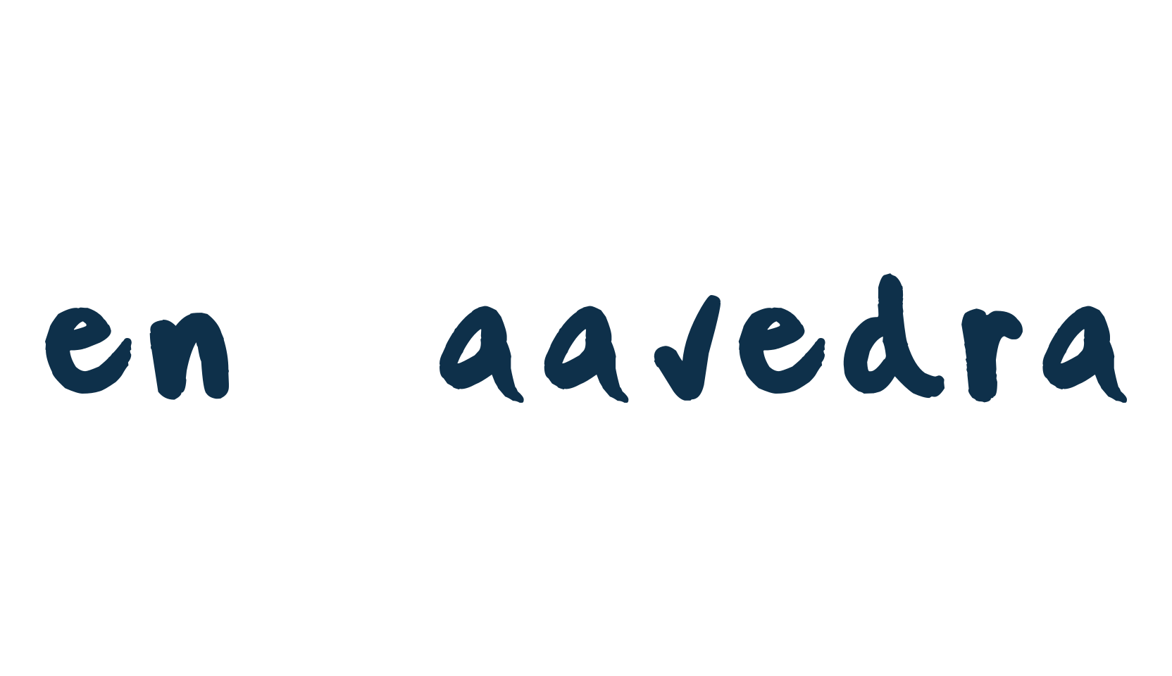 Ken Saavedra, handwriting font preview