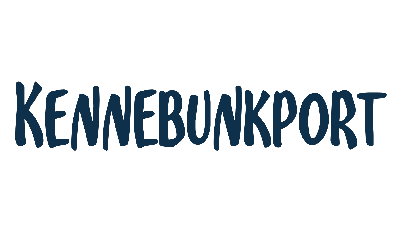 Kennebunkport, fancy cartoon decorative comic font preview