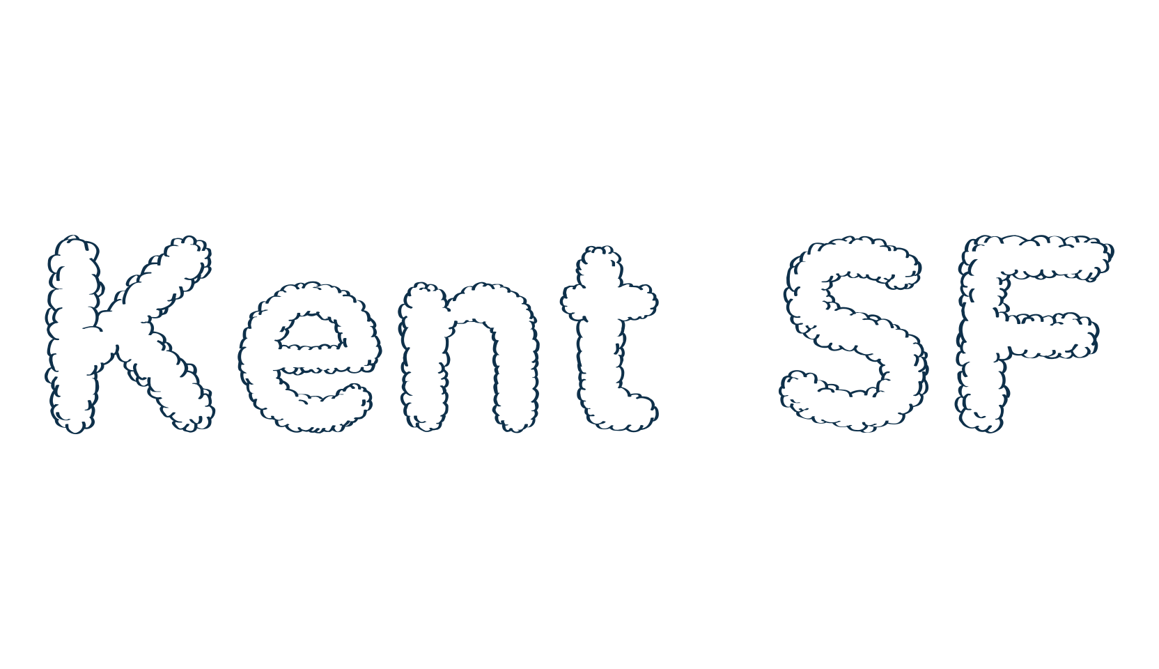 Kent SF, decorative font preview