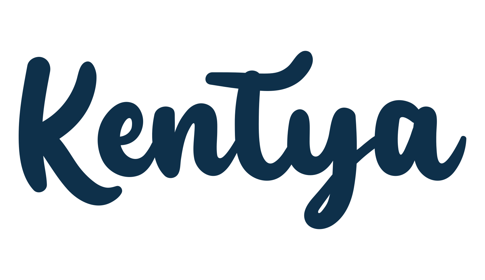 Kentya, fancy various decorative script calligraphy font preview