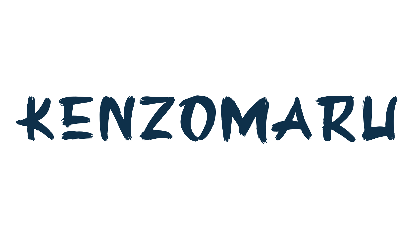 Kenzomaru, script brush fancy decorative calligraphy font preview