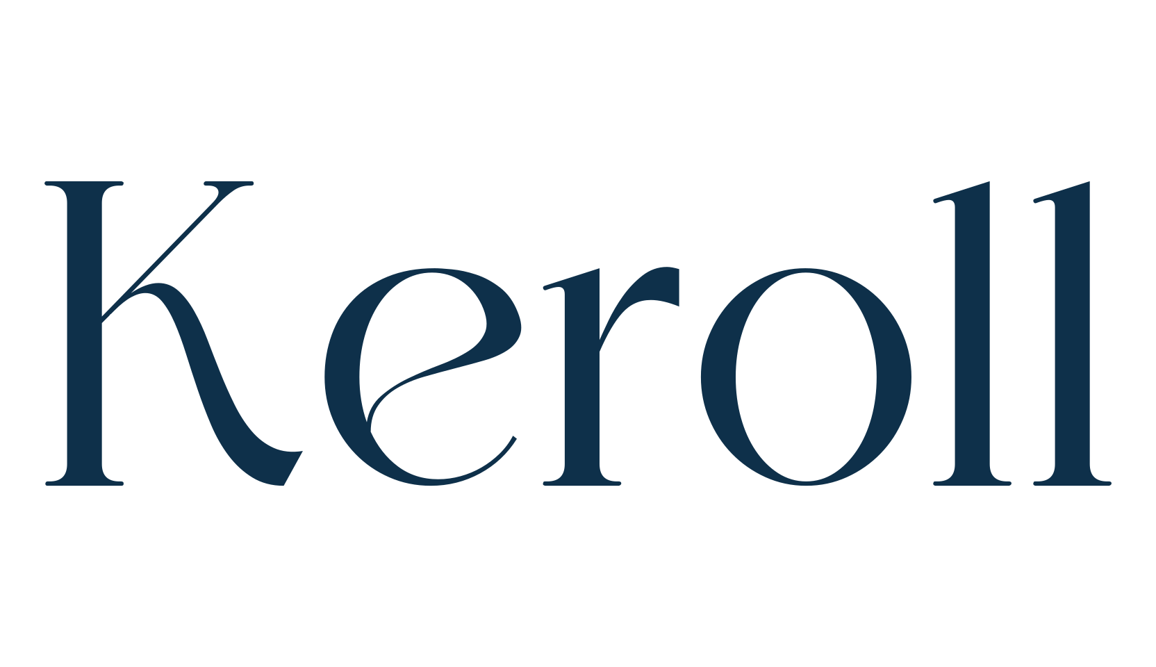 Keroll, serif font preview