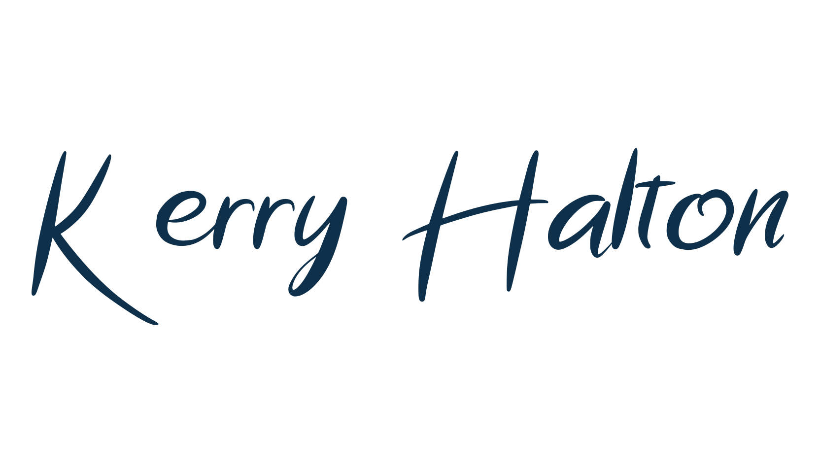 Kerry Halton, fancy decorative font preview