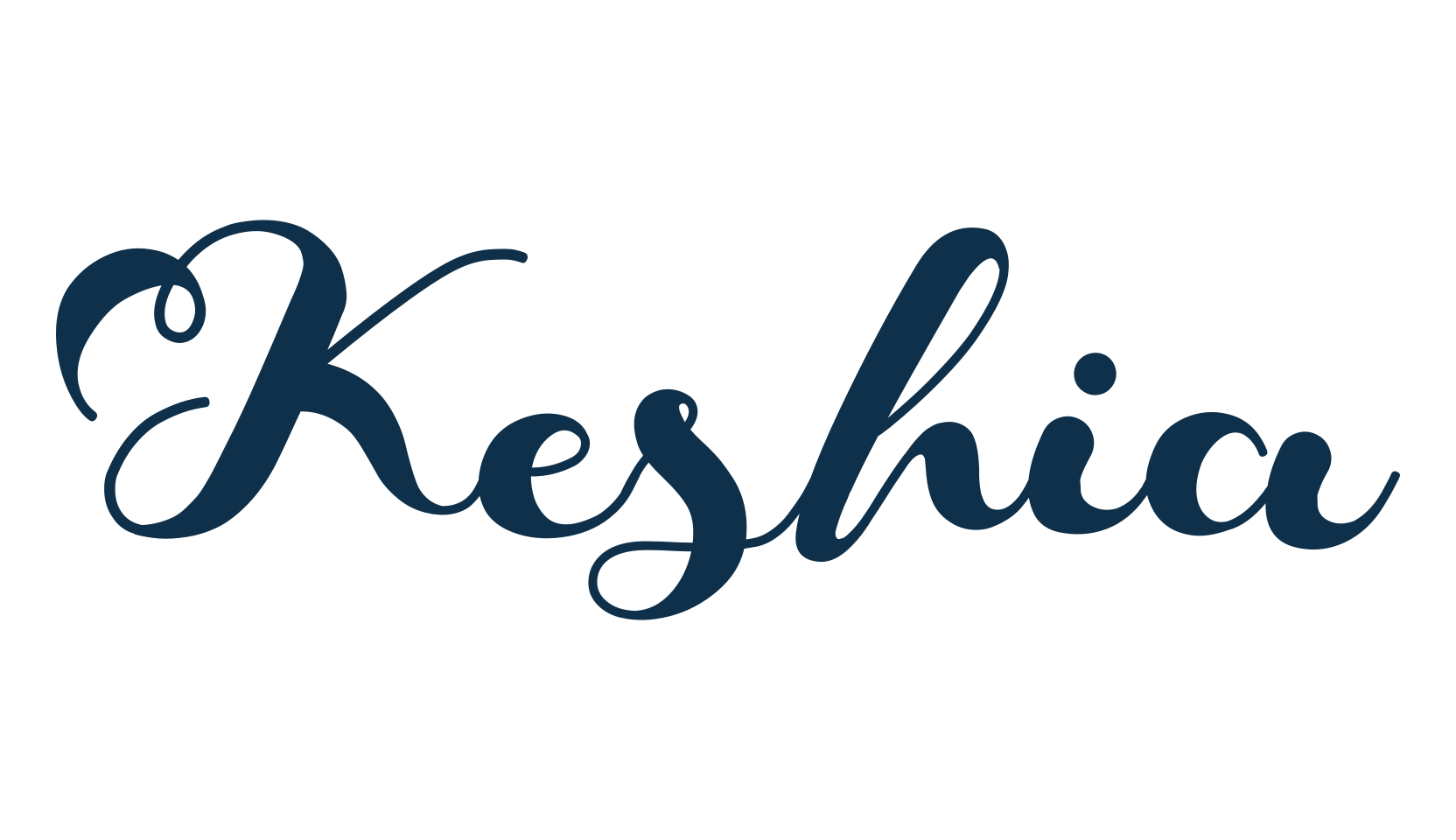 Keshia (keshia), script calligraphy fancy decorative font preview