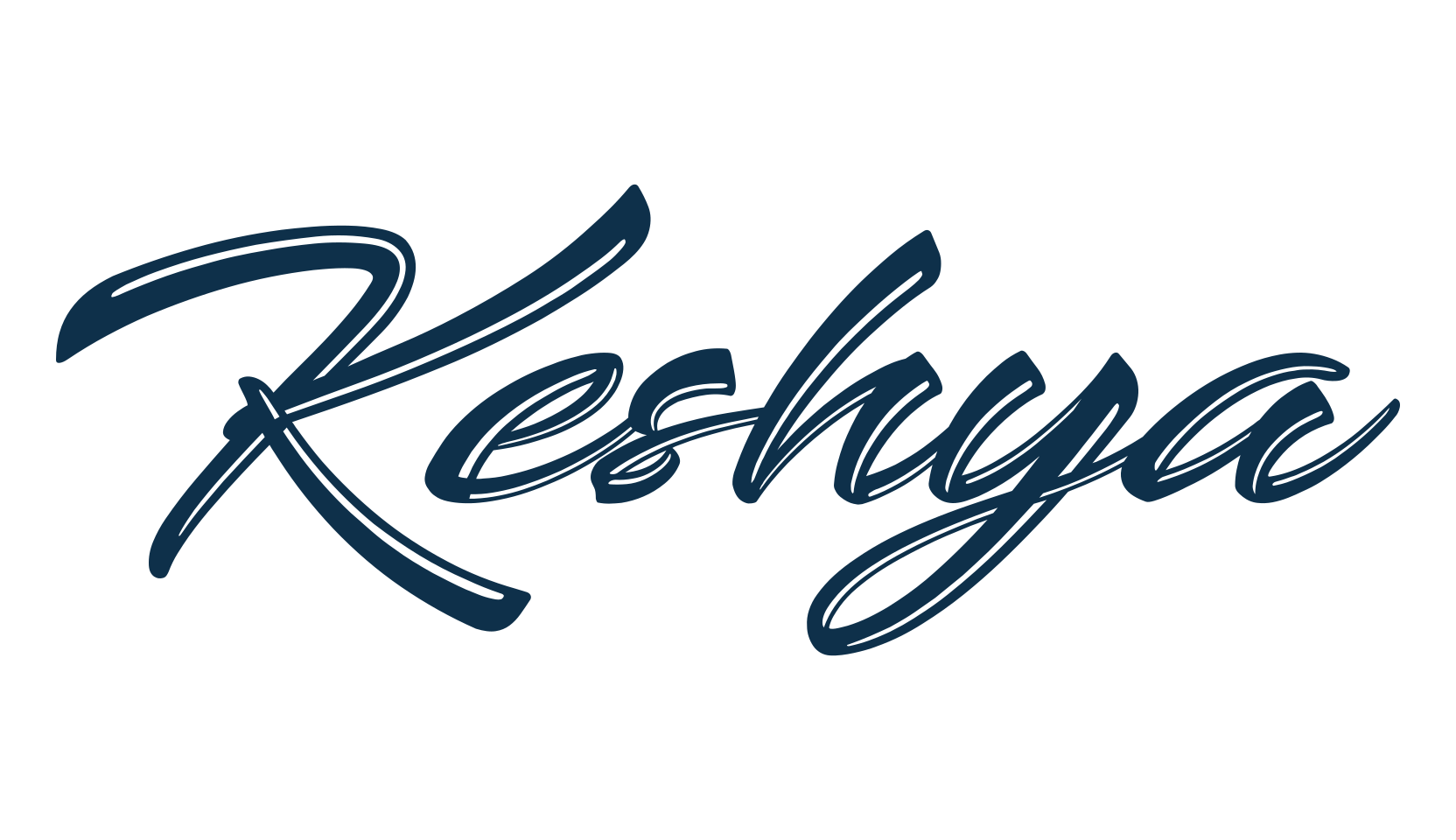 Keshya, fancy various decorative script calligraphy font preview