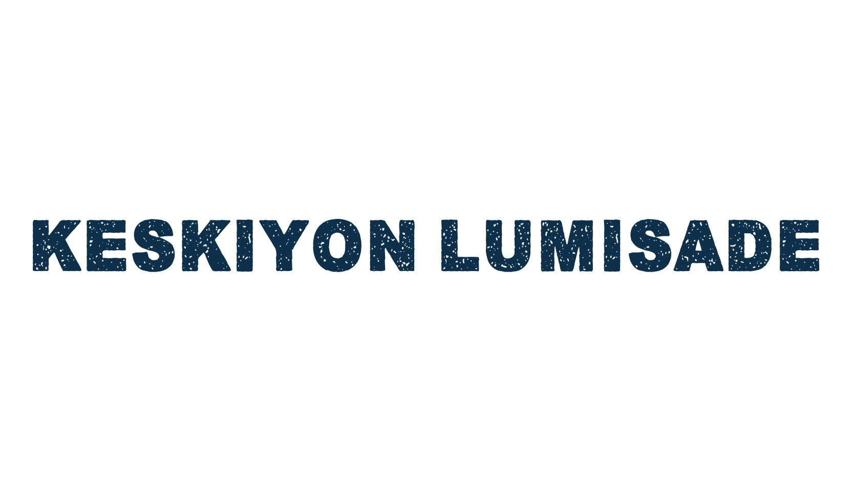 Keskiyon Lumisade, fancy eroded decorative font preview
