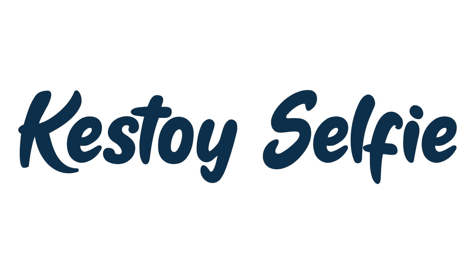 Kestoy Selfie, fancy various decorative script calligraphy font preview