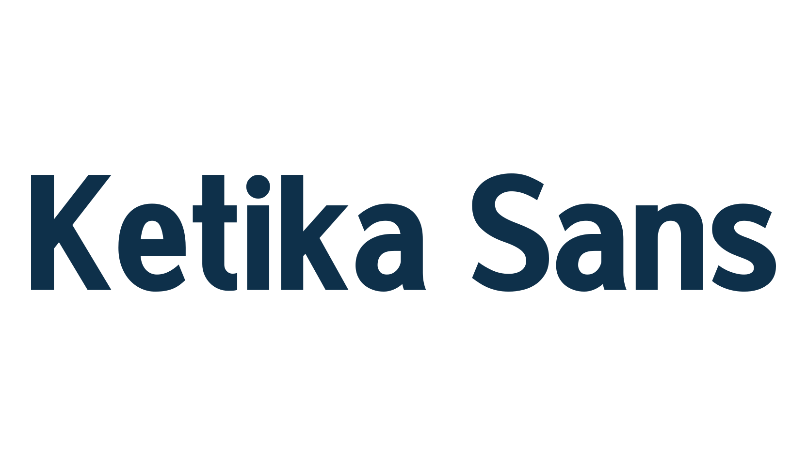 Ketika Sans, basic sans serif font preview