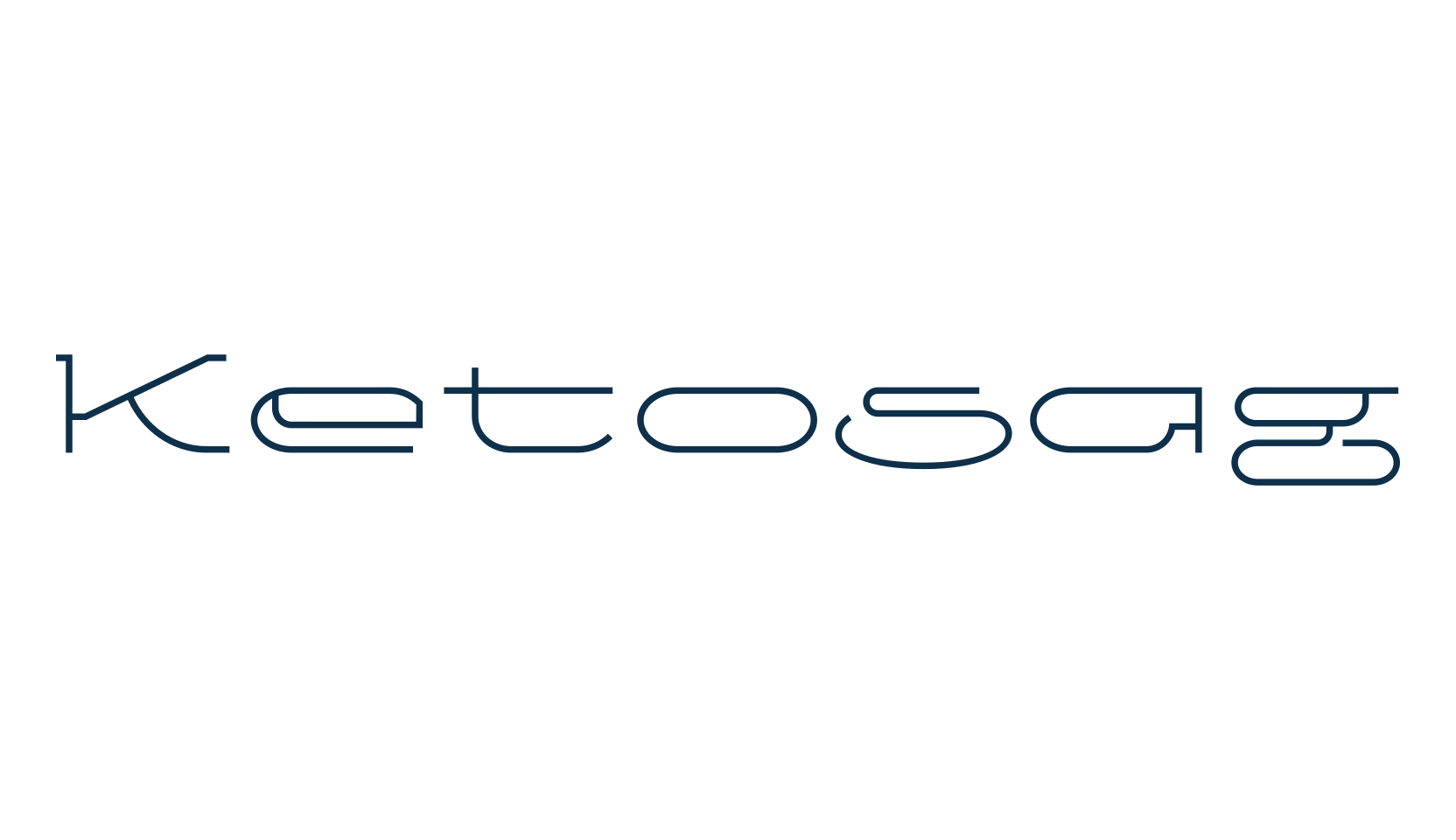 Ketosag, fancy various techno sci-fi font preview