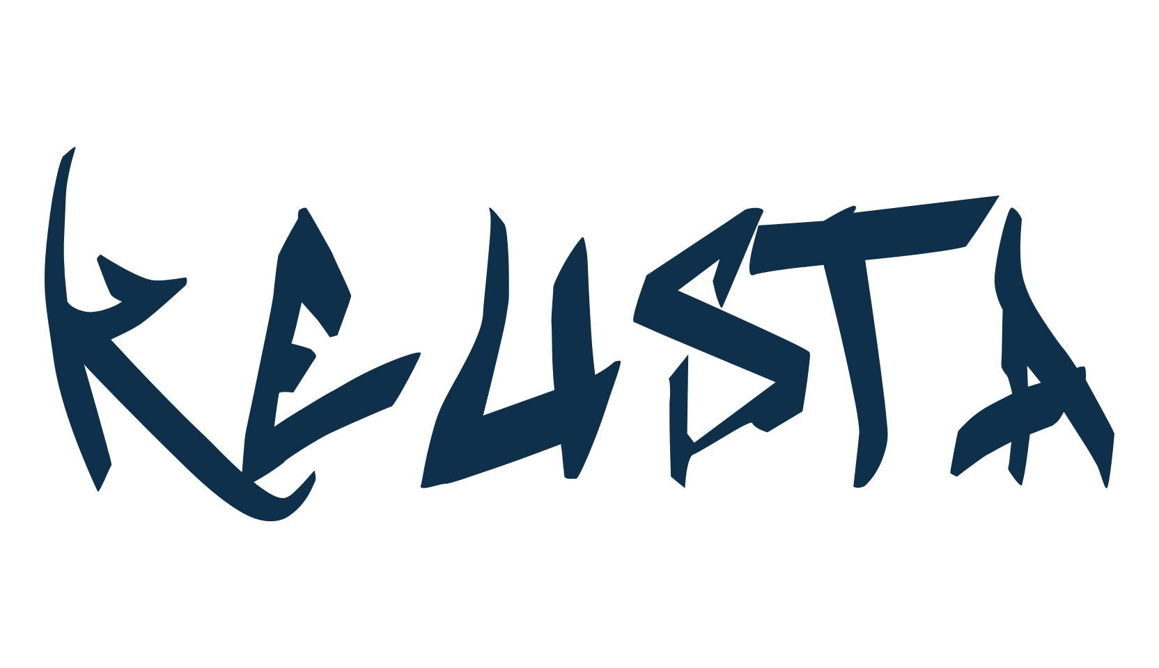 Keusta, script graffiti fancy decorative calligraphy font preview