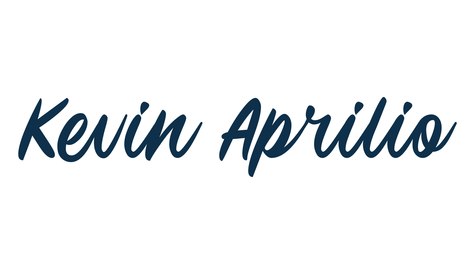 Kevin Aprilio, script brush fancy decorative calligraphy font preview