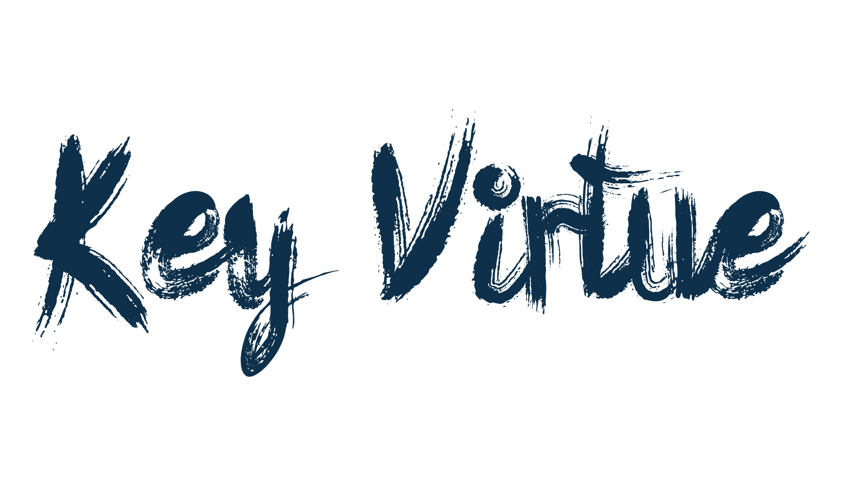 Key Virtue, script brush fancy decorative calligraphy font preview