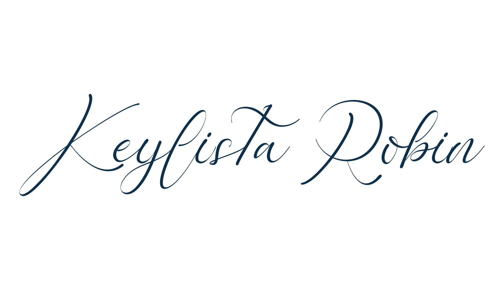 Keylista Robin, handwriting font preview