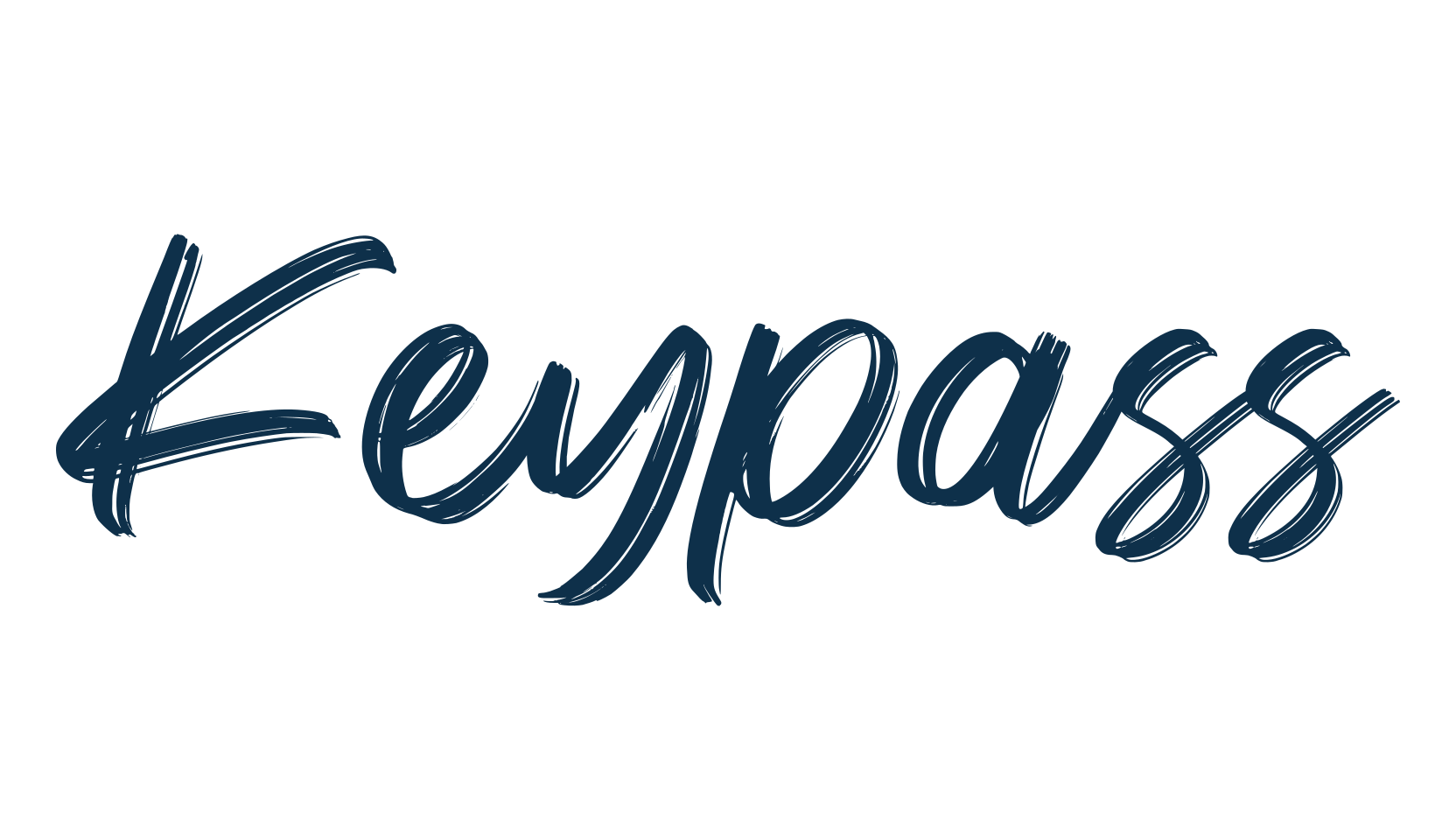 Keypass, script brush fancy decorative calligraphy font preview