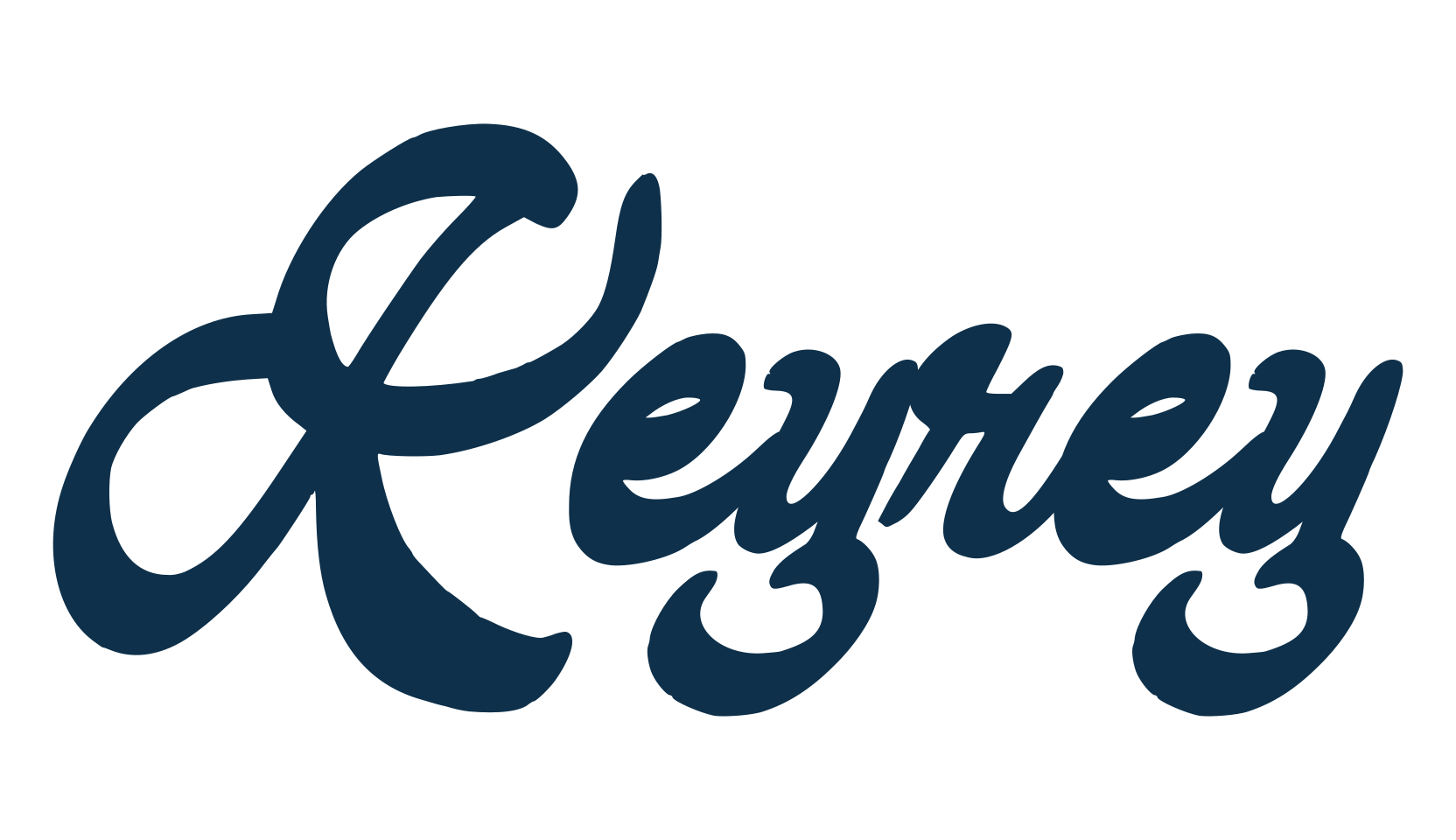 Keyrey, handwriting font preview