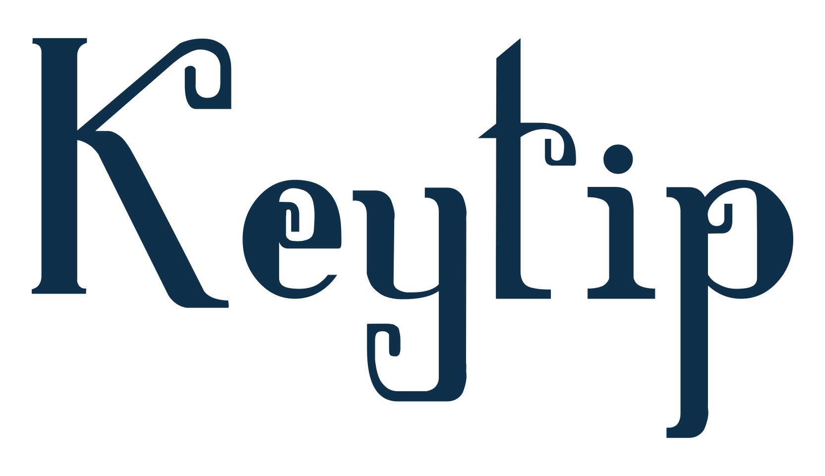 Keytip, various font preview