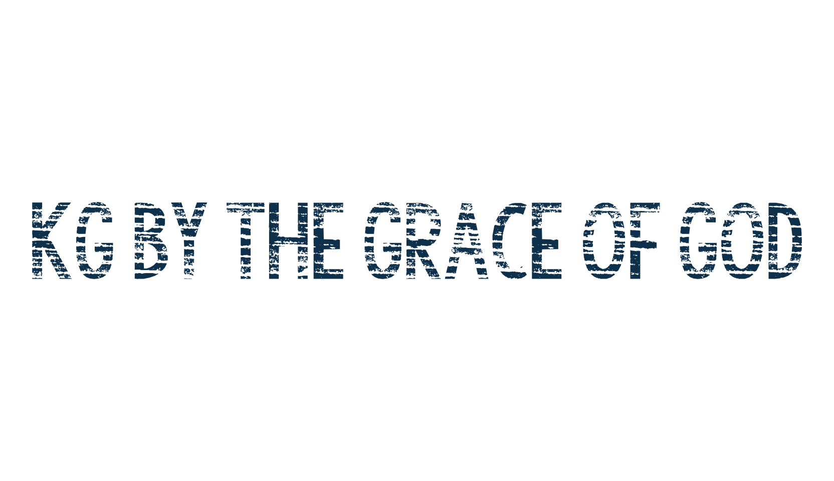 KG By the Grace of God, eroded font preview