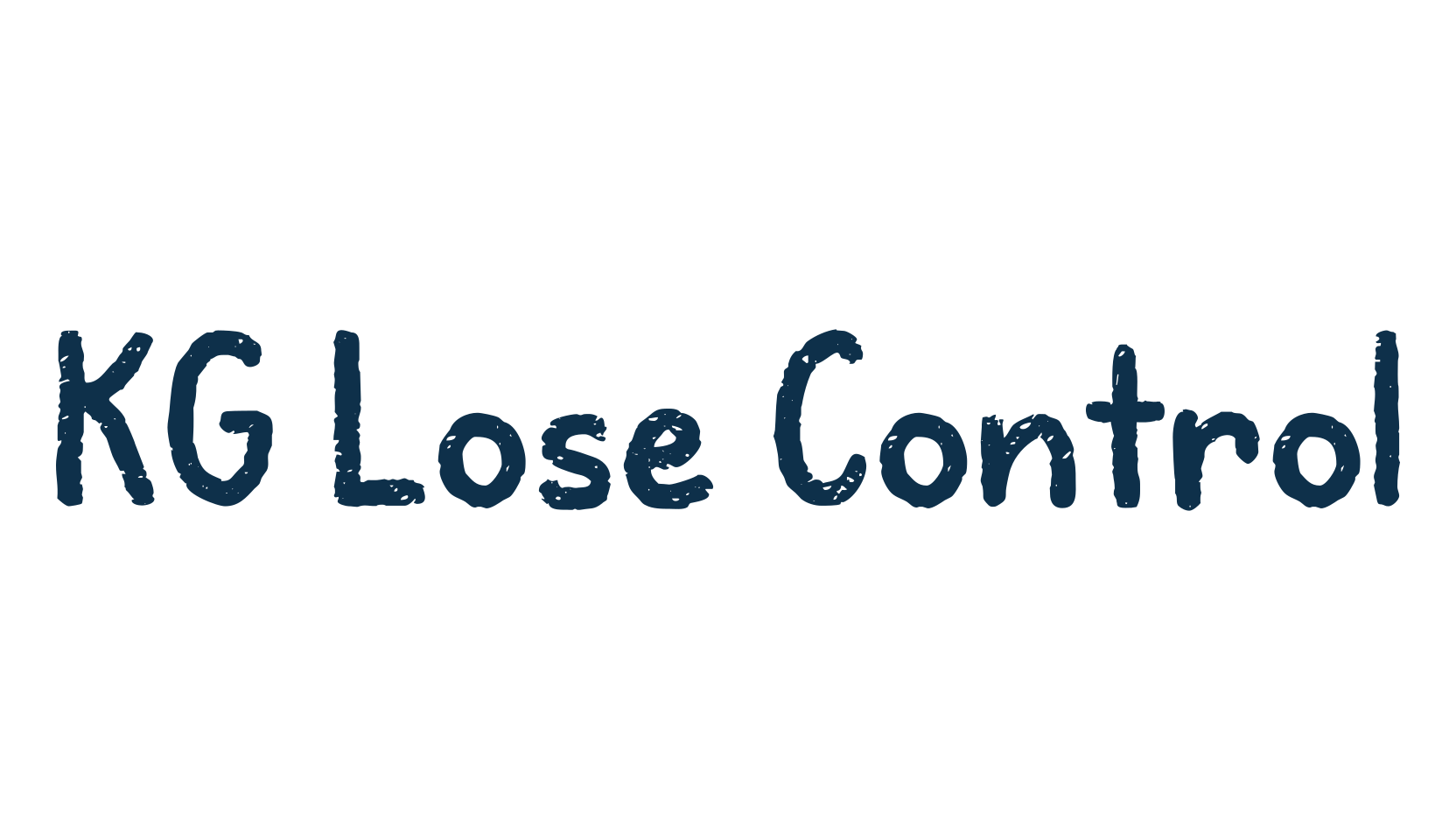 KG Lose Control, fancy various decorative script calligraphy font preview