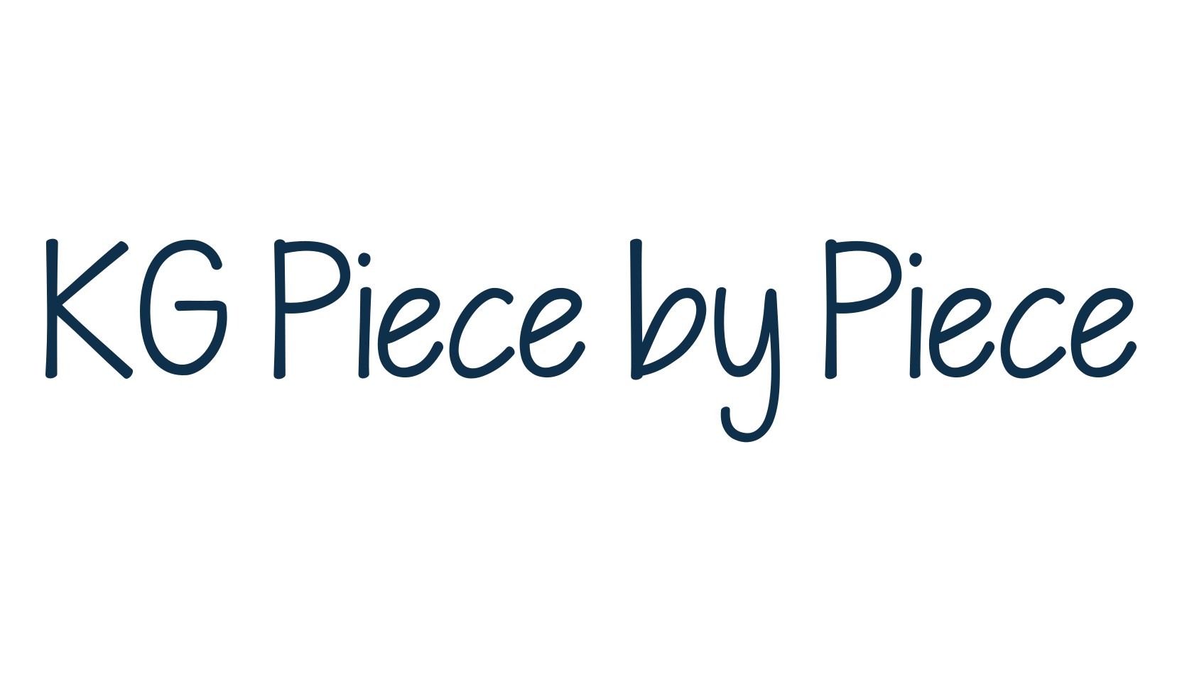 KG Piece by Piece, script handwritten fancy decorative calligraphy font preview