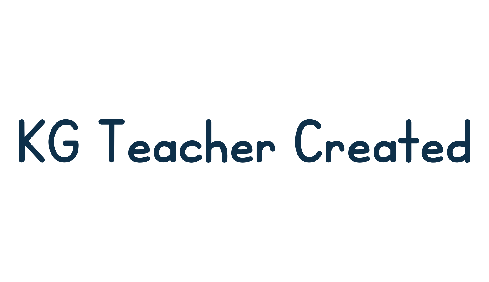 KG Teacher Created, school font preview