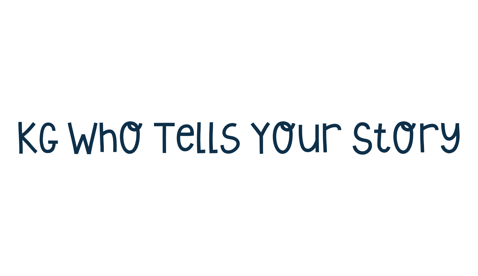 KG Who Tells Your Story, various font preview