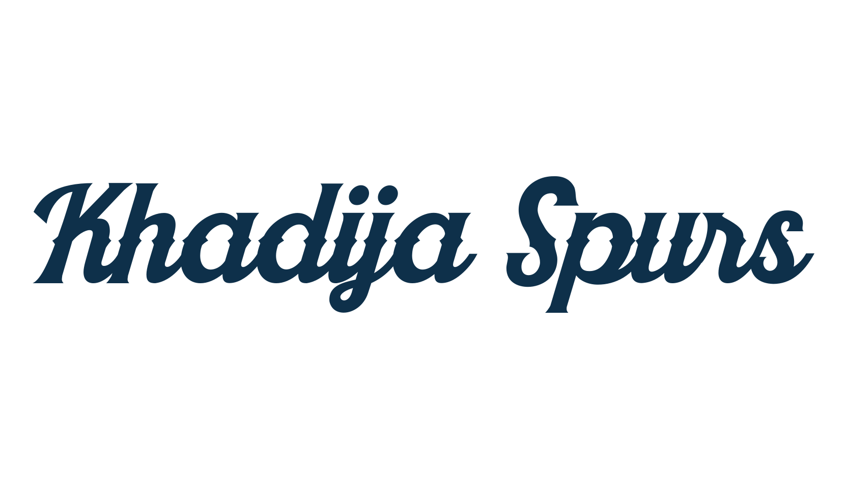 Khadija Spurs, fancy decorative font preview