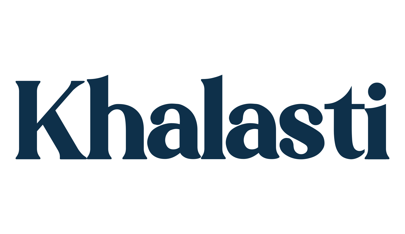 Khalasti, serif font preview