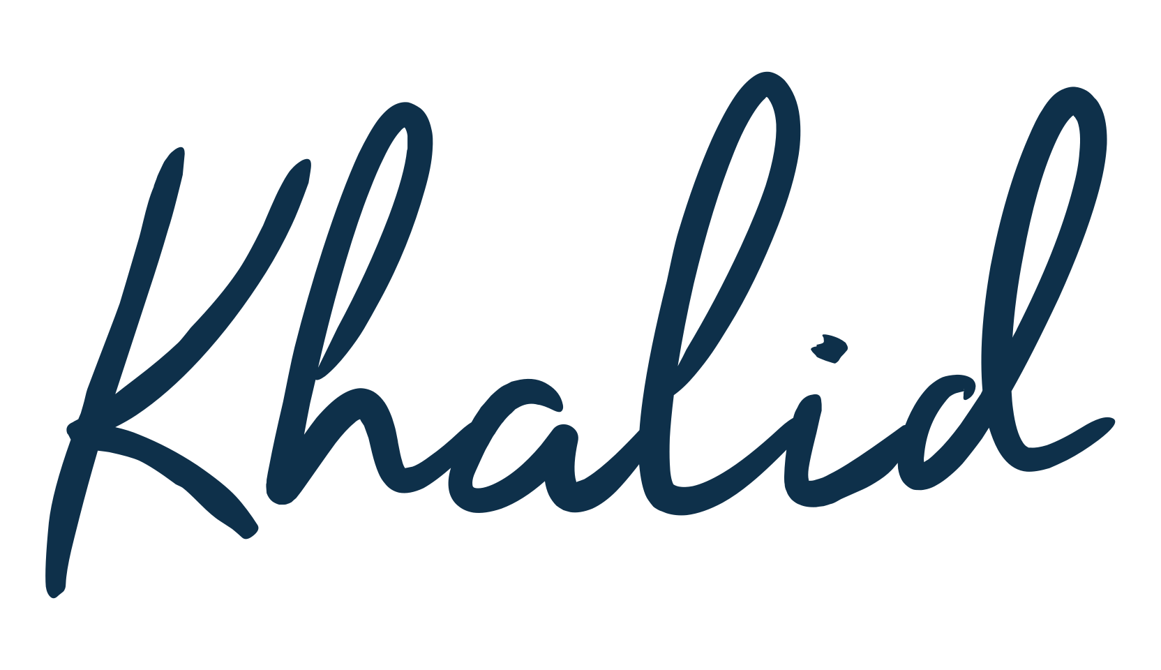 Khalid, handwriting font preview