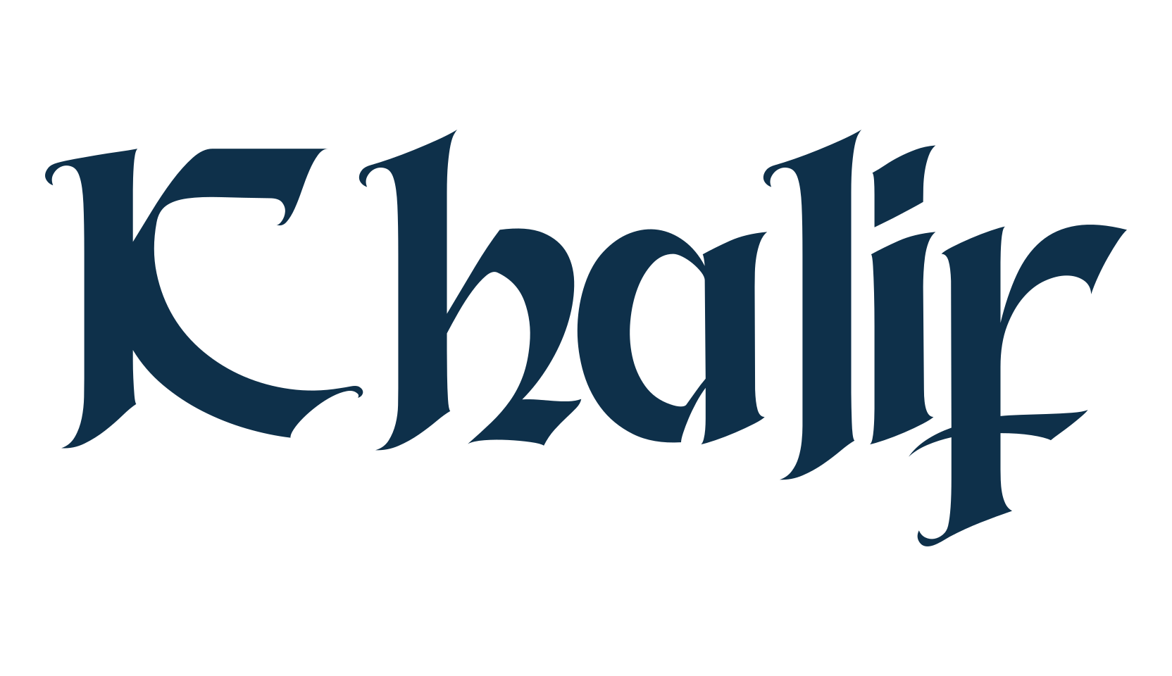 Khalif, gothic celtic font preview
