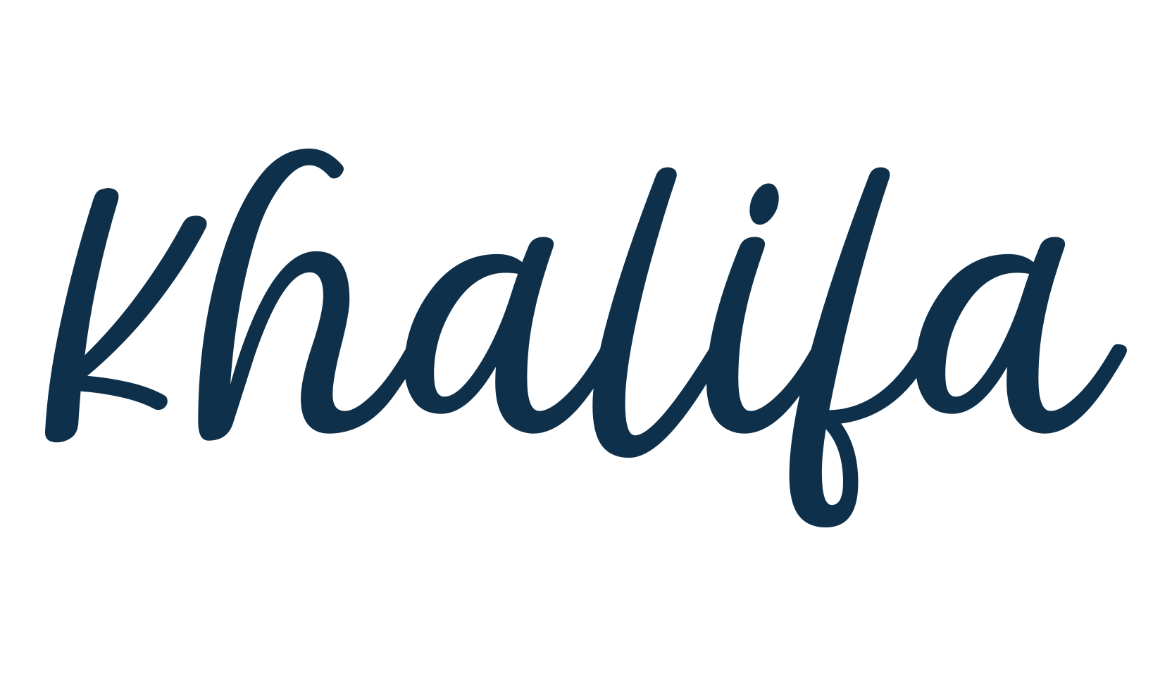 Khalifa, script calligraphy fancy decorative font preview