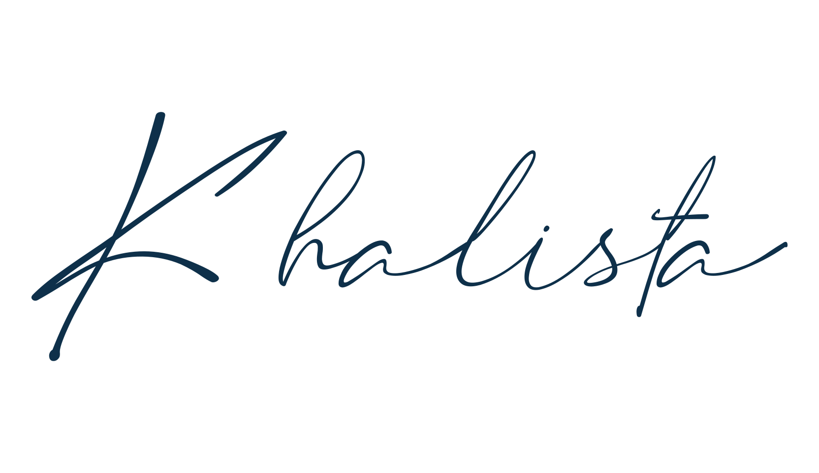 Khalista, handwriting font preview
