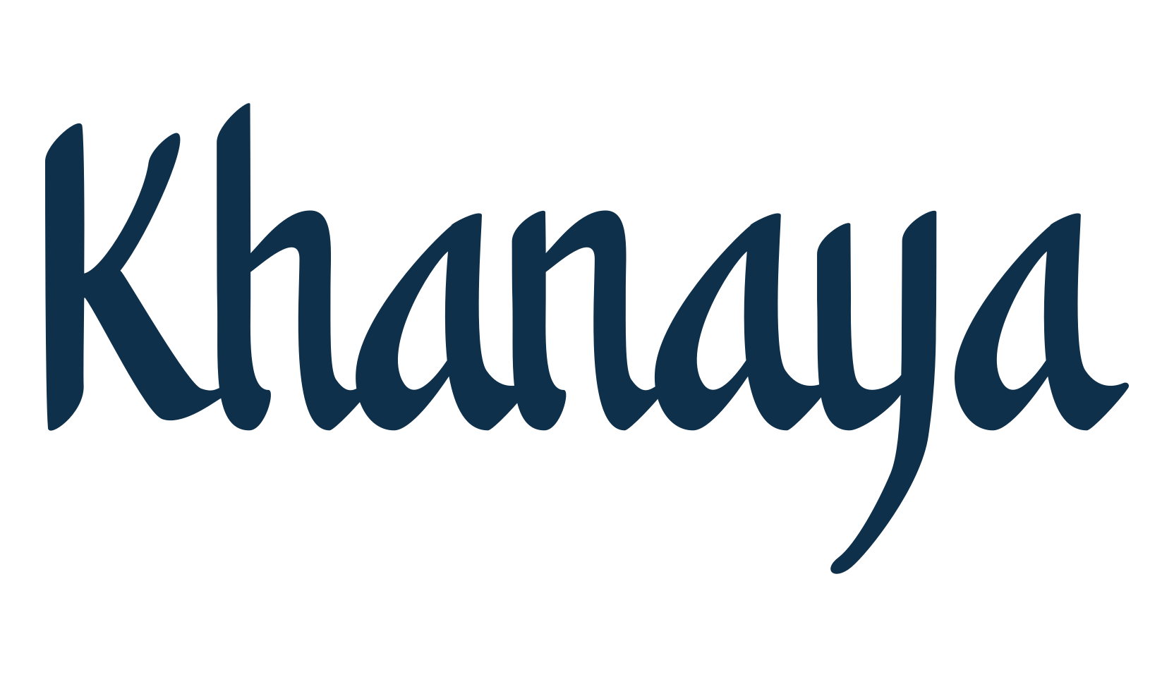 Khanaya, fancy decorative font preview