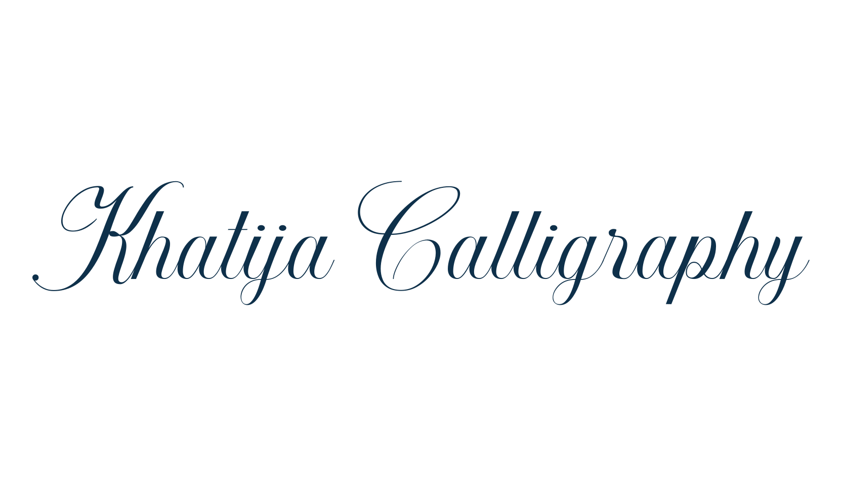 Khatija Calligraphy, script calligraphy fancy decorative font preview