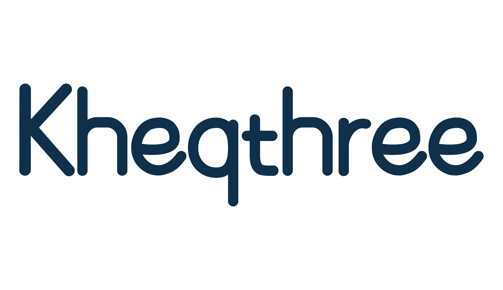 Kheqthree, fancy various decorative font preview